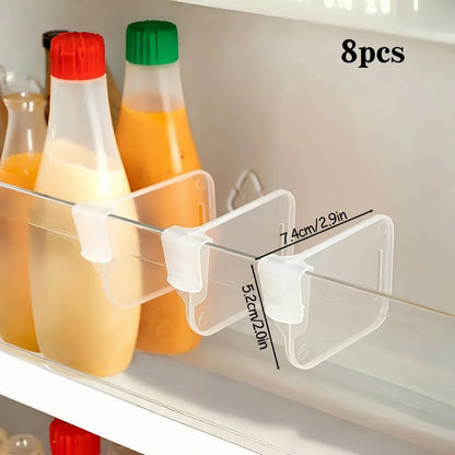 Adjustable Clear Refrigerator Organizer Dividers (5–20 Pcs)