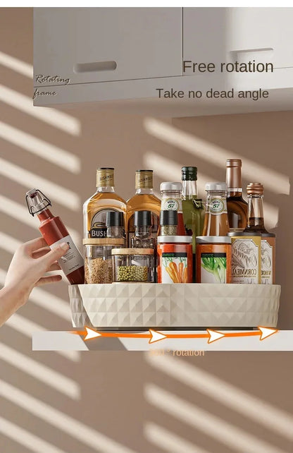 360° Rotating Spice & Cosmetics Organizer Rack