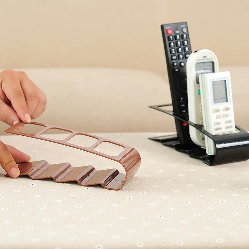 4-Compartment Remote Control Desk Organizer