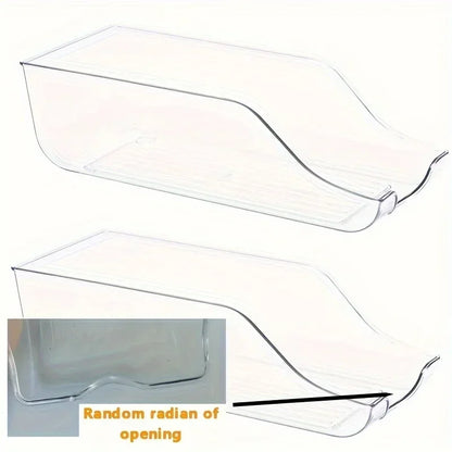 Auto-Rolling Refrigerator Can Organizer Bin