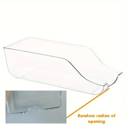 Auto-Rolling Refrigerator Can Organizer Bin