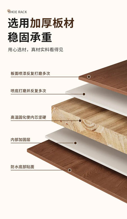 Luxury Minimalist Narrow Shoe Rack Organizer