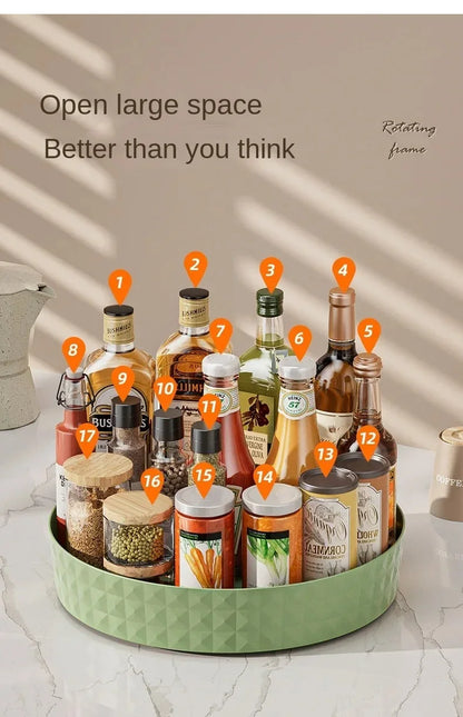 360° Rotating Spice & Cosmetics Organizer Rack
