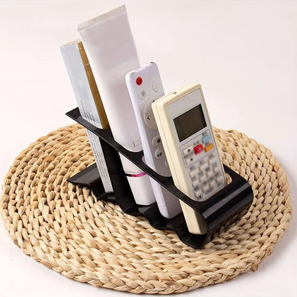 4-Compartment Remote Control Desk Organizer