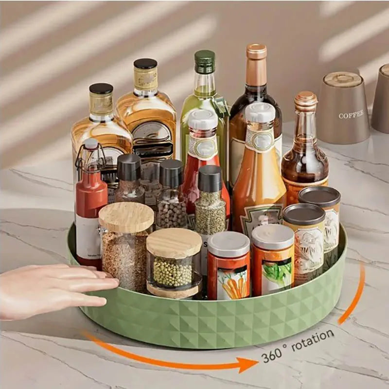 360° Rotating Spice & Cosmetics Organizer Rack