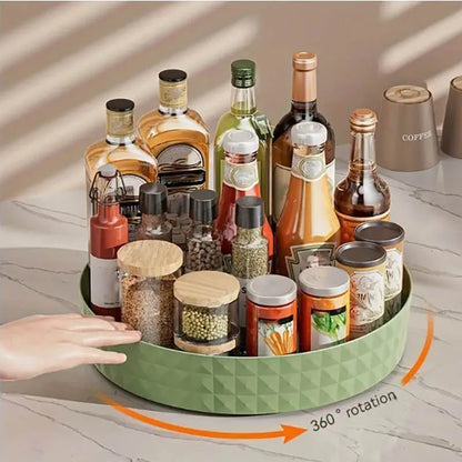 360° Rotating Spice & Cosmetics Organizer Rack
