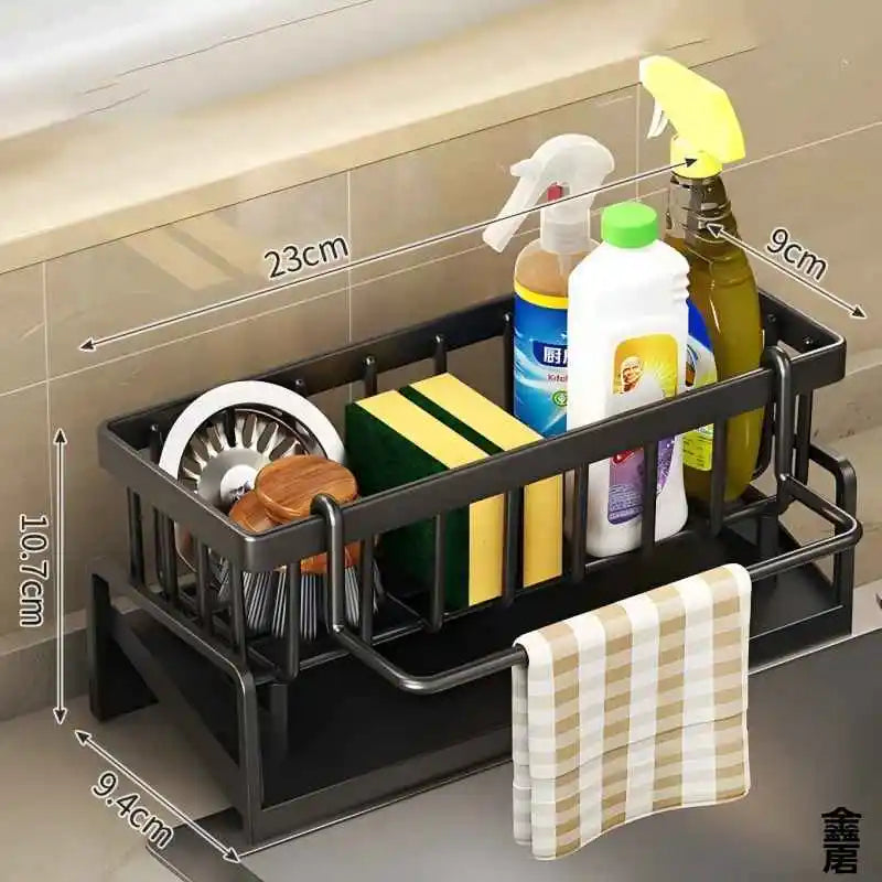 Tap-Mounted Kitchen Spice & Sink Organizer Rack