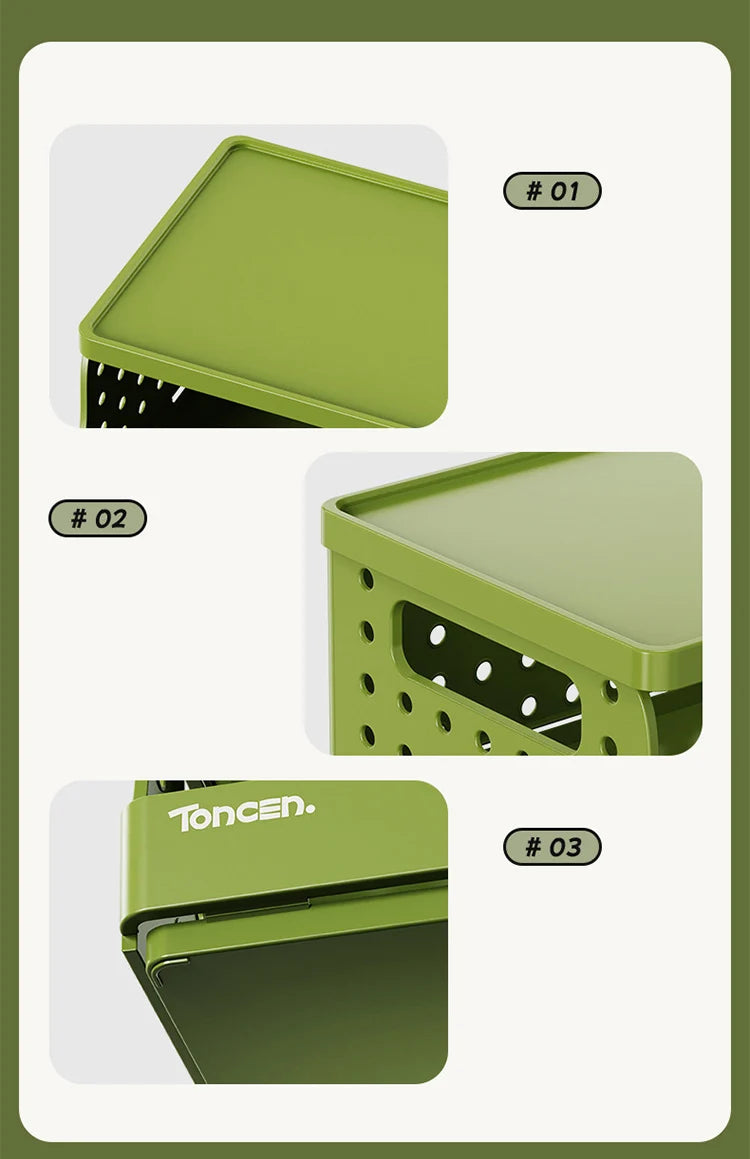 3-Tier Stackable Desk Organizer Box