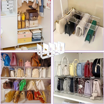 Transparent Bag & Accessories Organizer with Compartments