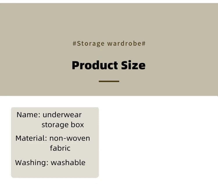 Drawer Organizer for Clothes & Accessories