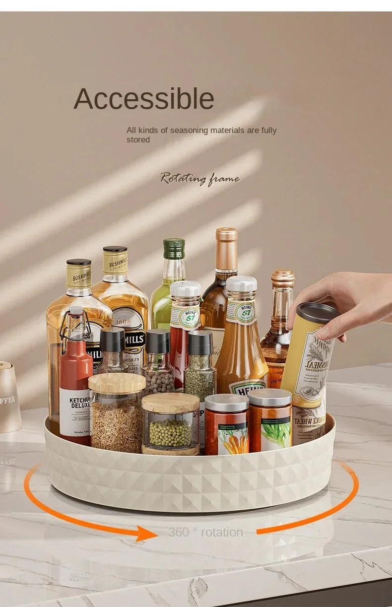 360° Rotating Spice & Cosmetics Organizer Rack