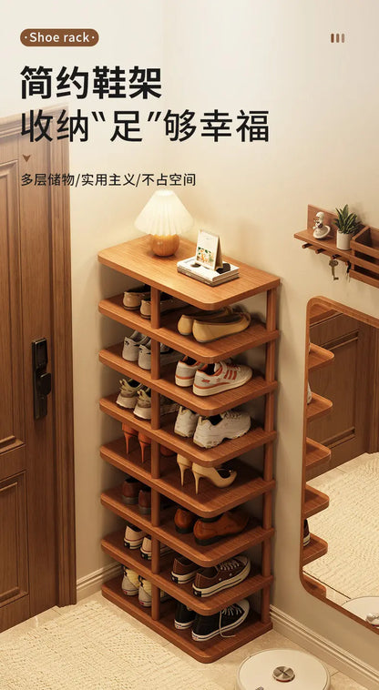 Luxury Minimalist Narrow Shoe Rack Organizer
