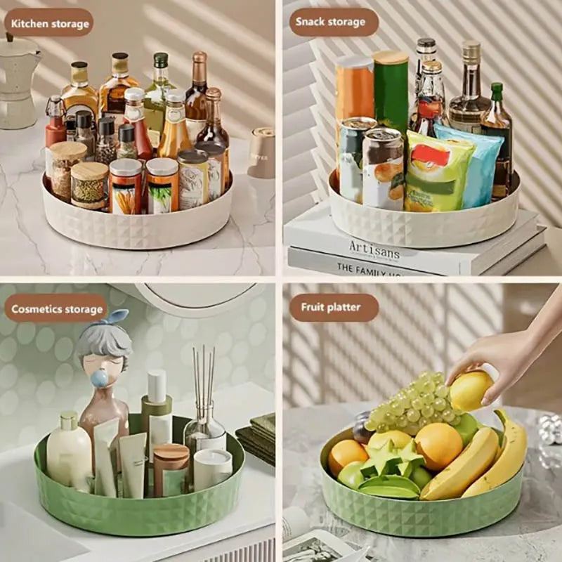 360° Rotating Spice & Cosmetics Organizer Rack