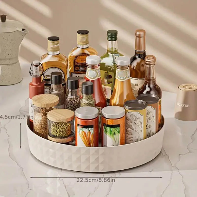 360° Rotating Spice & Cosmetics Organizer Rack