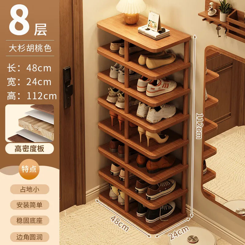 Luxury Minimalist Narrow Shoe Rack Organizer
