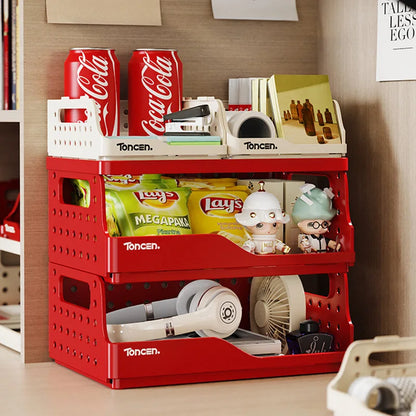 3-Tier Stackable Desk Organizer Box
