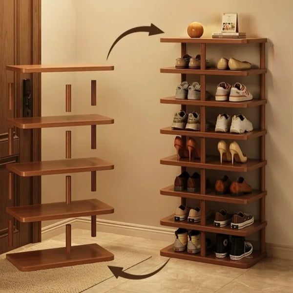 Luxury Minimalist Narrow Shoe Rack Organizer