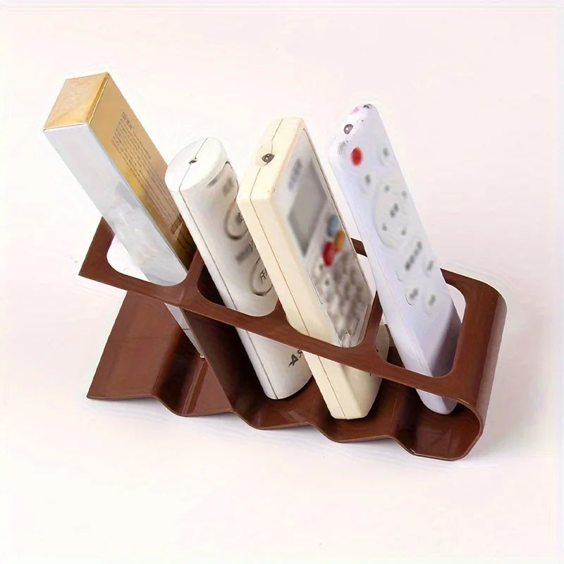 4-Compartment Remote Control Desk Organizer