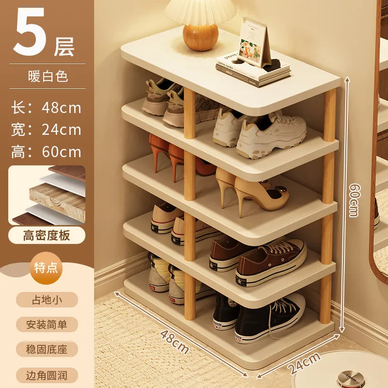 Luxury Minimalist Narrow Shoe Rack Organizer
