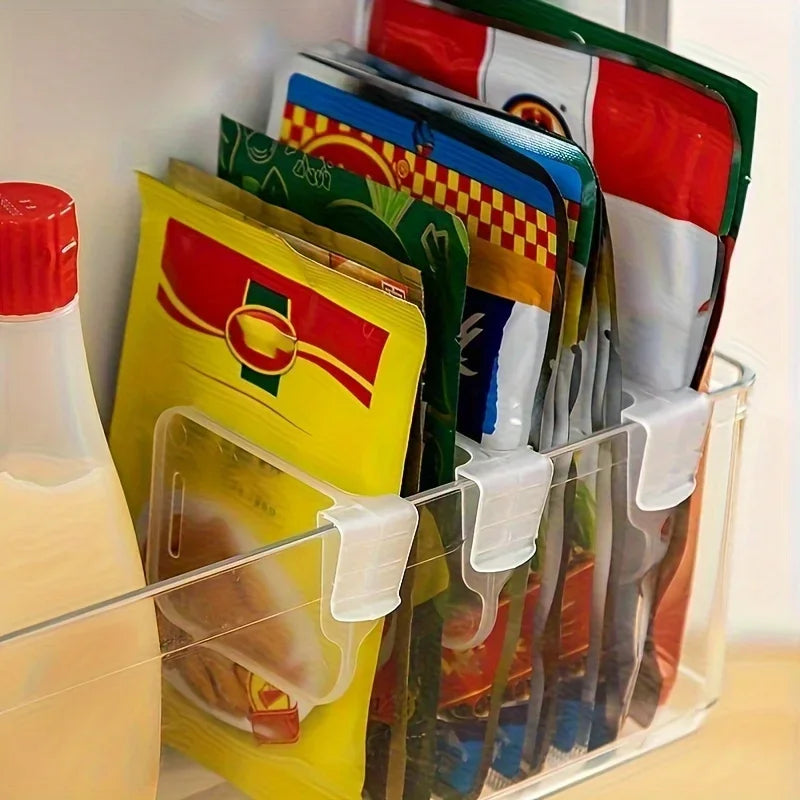 Adjustable Clear Refrigerator Organizer Dividers (5–20 Pcs)