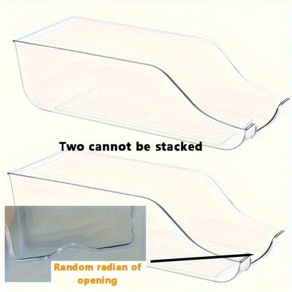 Auto-Rolling Refrigerator Can Organizer Bin