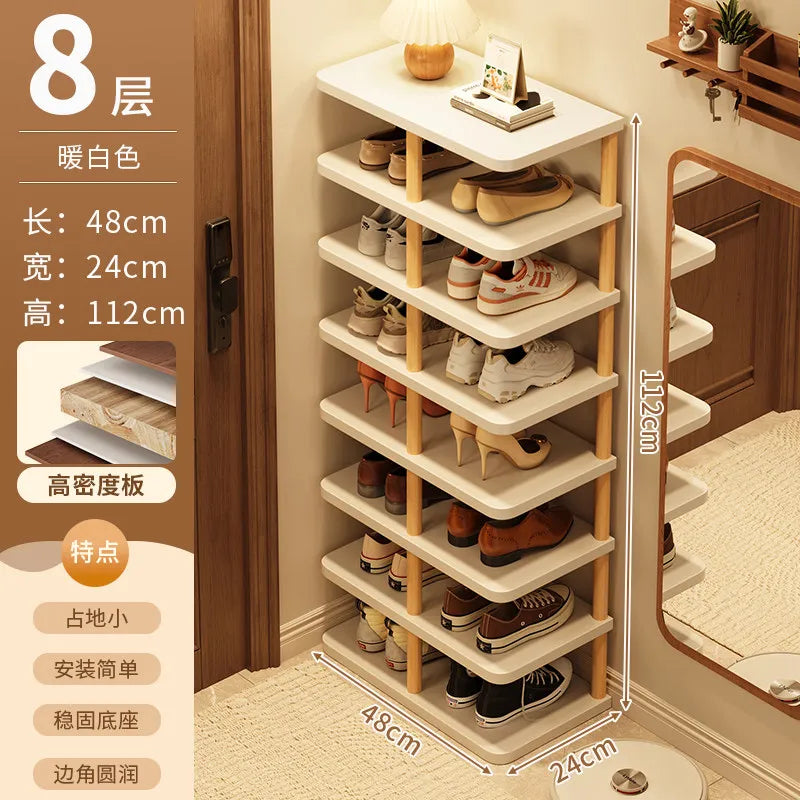 Luxury Minimalist Narrow Shoe Rack Organizer