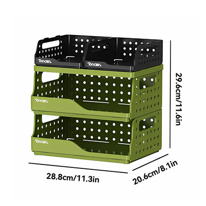 3-Tier Stackable Desk Organizer Box