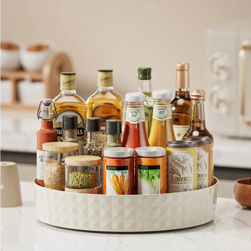 360° Rotating Spice & Cosmetics Organizer Rack