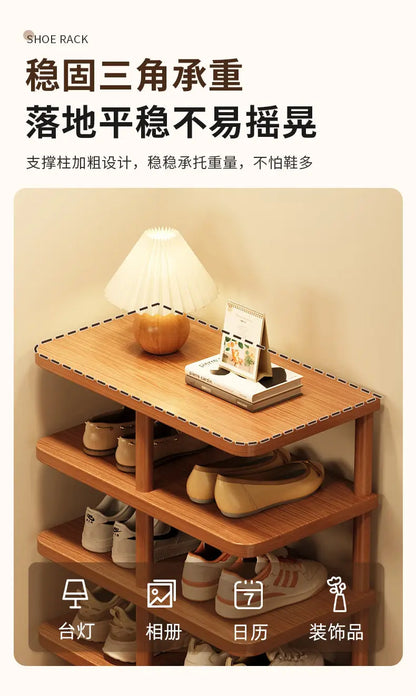 Luxury Minimalist Narrow Shoe Rack Organizer