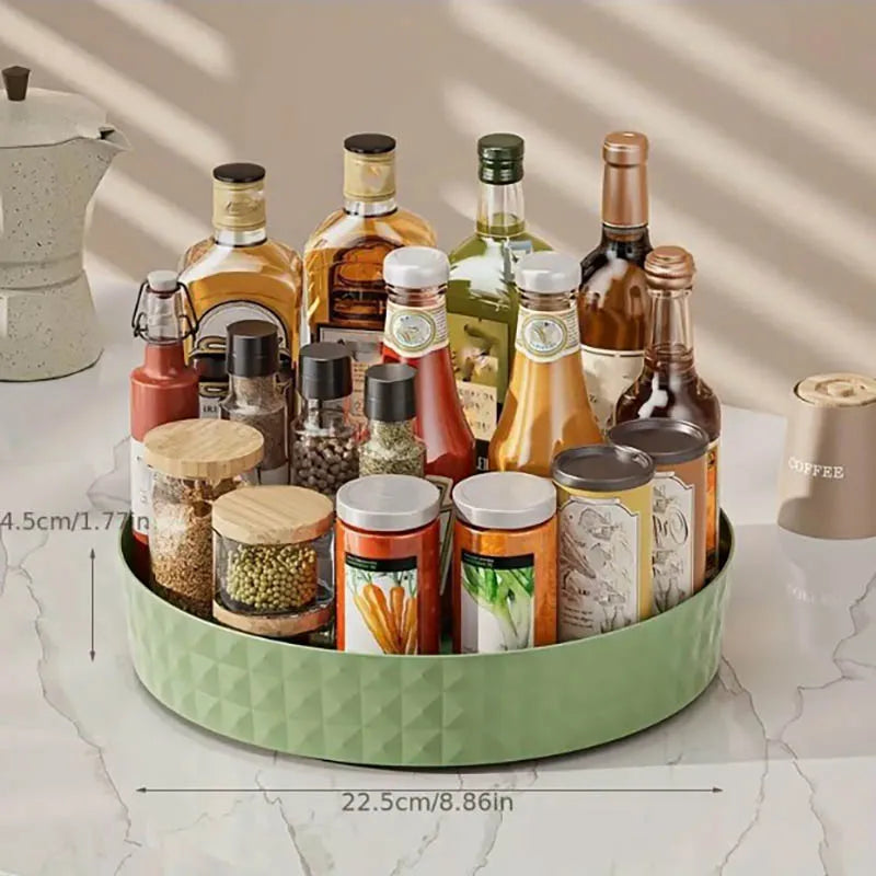 360° Rotating Spice & Cosmetics Organizer Rack