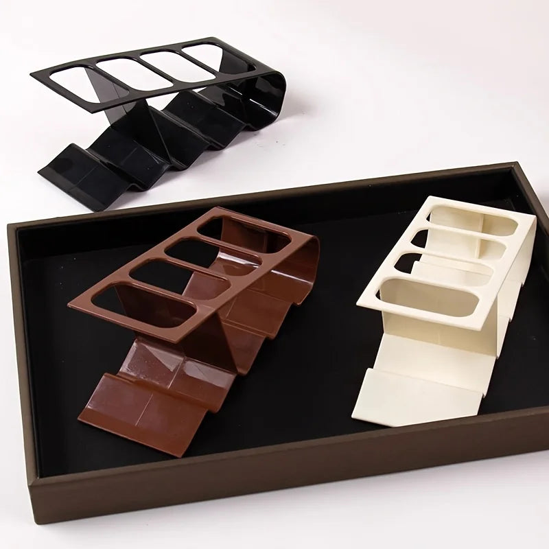 4-Compartment Remote Control Desk Organizer