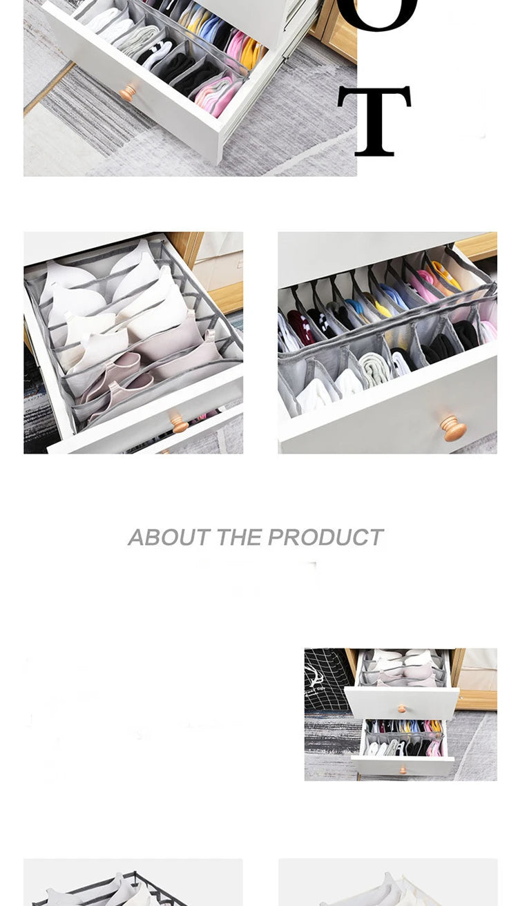 Drawer Organizer for Clothes & Accessories