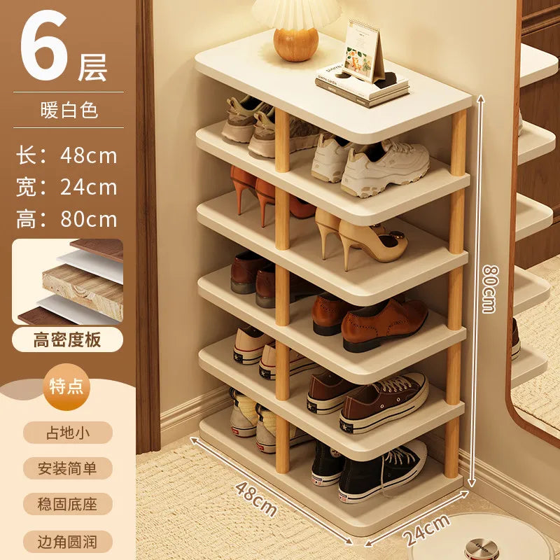 Luxury Minimalist Narrow Shoe Rack Organizer