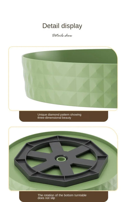 360° Rotating Spice & Cosmetics Organizer Rack
