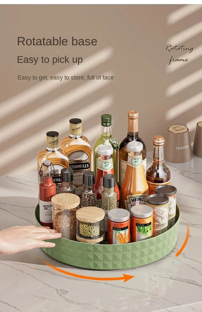 360° Rotating Spice & Cosmetics Organizer Rack