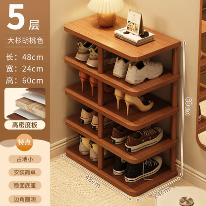 Luxury Minimalist Narrow Shoe Rack Organizer